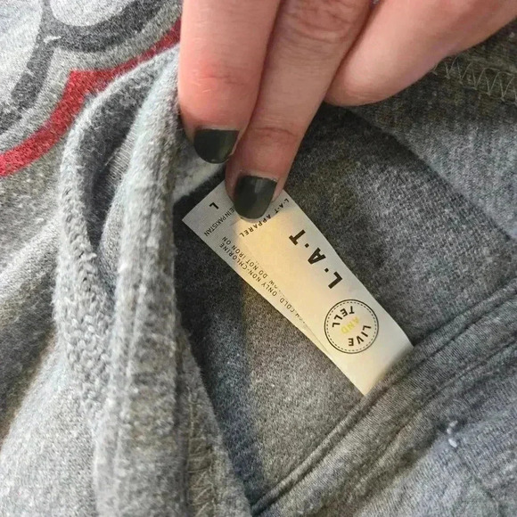 REDCON1 Grey and Red hoodie size L - Picture 4 of 7